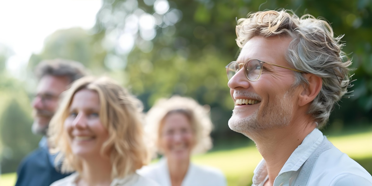 Freunde im Gespräch